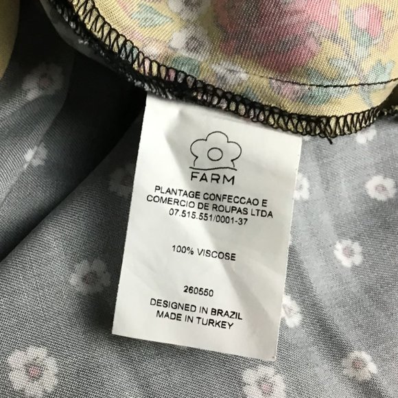 Farm Rio X Anthropologie Floral Blocked Long Sleeve Maxi Dress - Picture 14 of 16